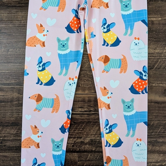 Millie Loves Lily Pink Puppy Leggings - Picture 11 of 13